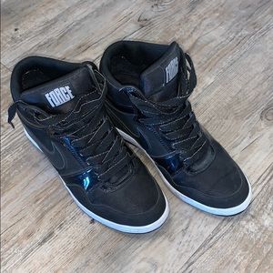 Nike high top hidden wedge heel sneakers